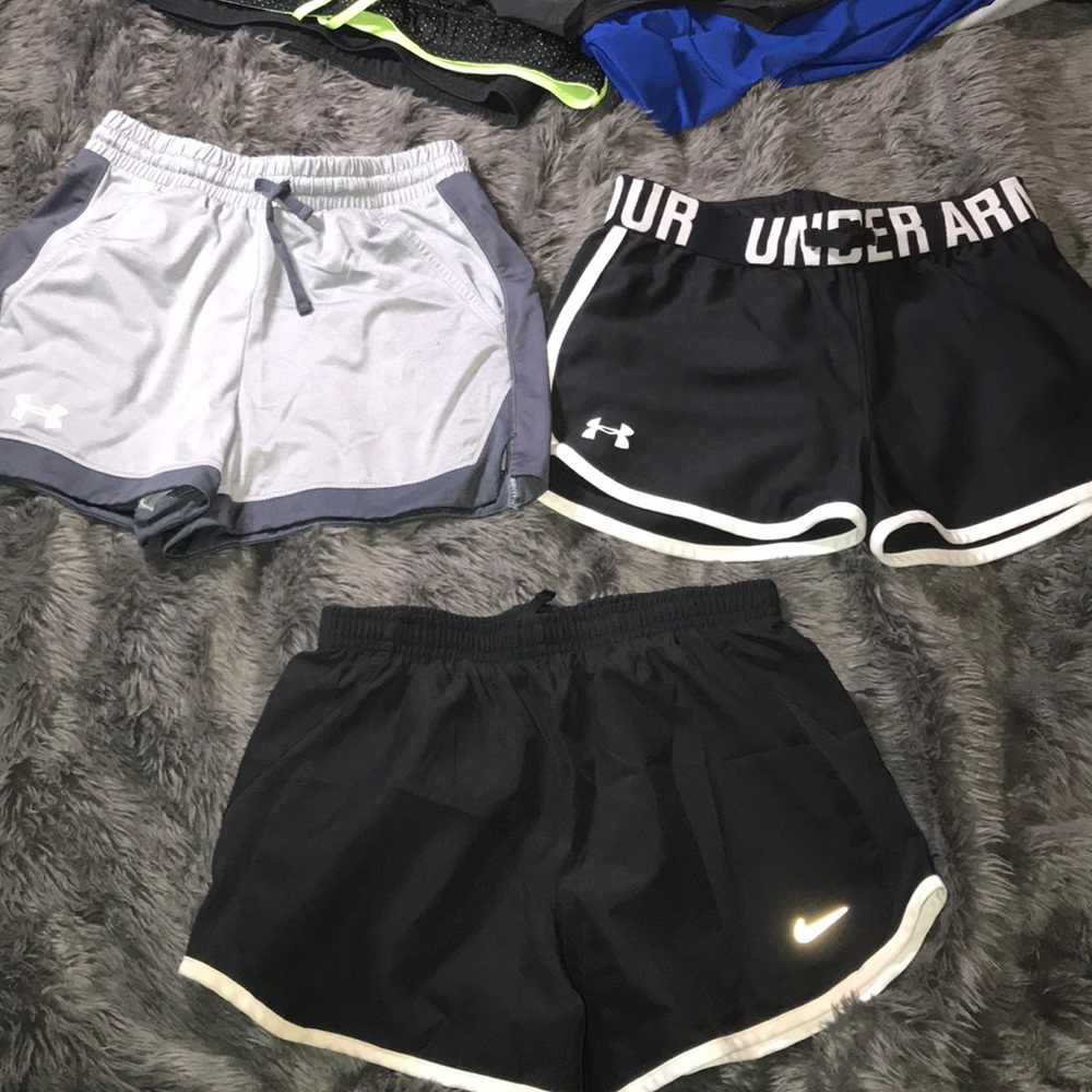 Lot of workout shorts